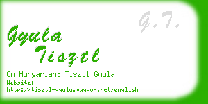 gyula tisztl business card